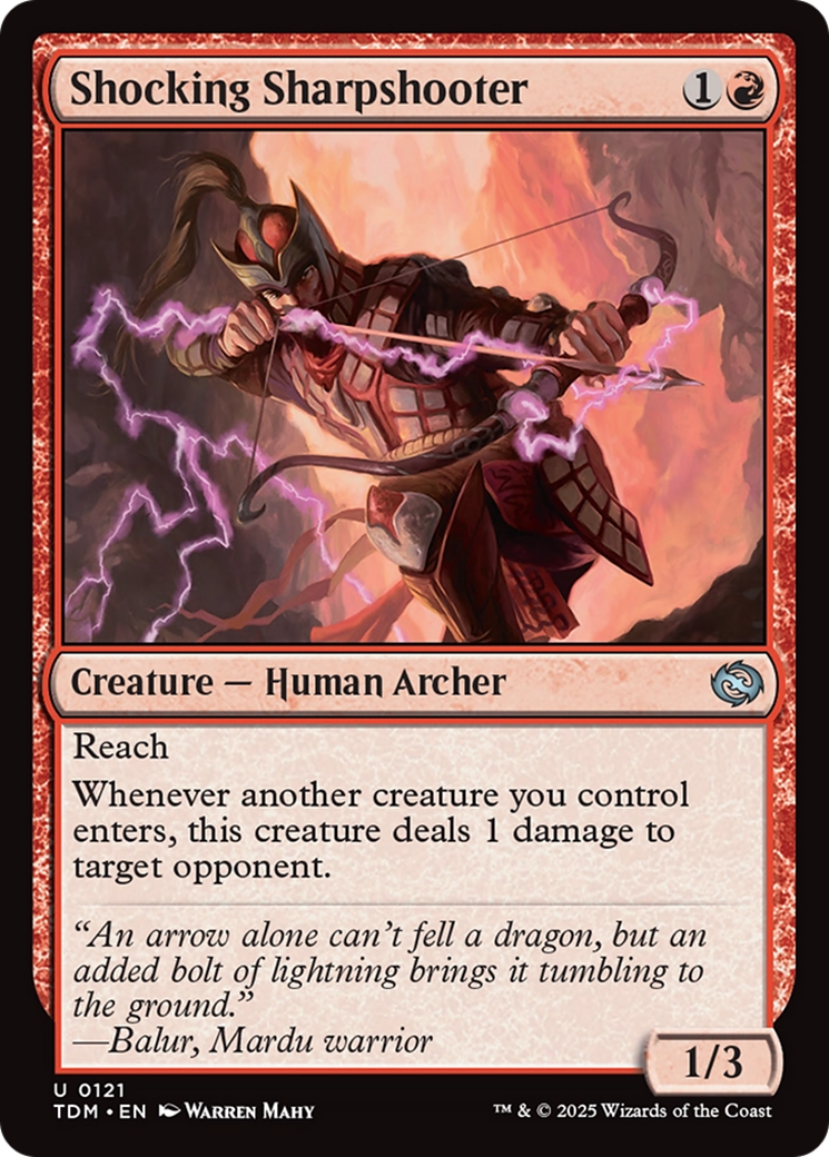 Shocking Sharpshooter [Tarkir: Dragonstorm] - Magic: The Gathering - Card Brawlers | Quebec | Canada |