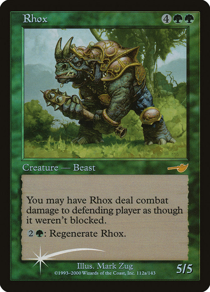 Rhox [Starter 2000] - Magic: The Gathering - Card Brawlers | Quebec | Canada |