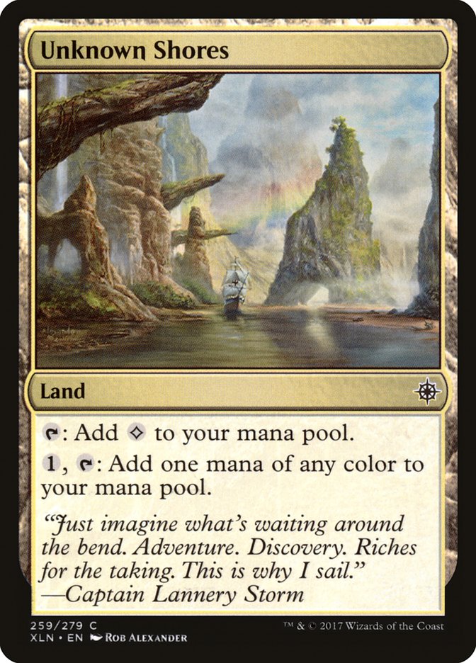 Unknown Shores [Ixalan] - Magic: The Gathering - Card Brawlers | Quebec | Canada |