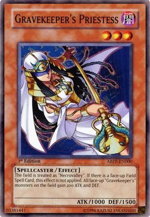 Gravekeeper's Priestess [ABPF-EN000] Super Rare - Yu-Gi-Oh! - Card Brawlers | Quebec | Canada |