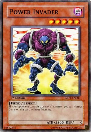 Power Invader [ABPF-EN009] Common - Yu-Gi-Oh! - Card Brawlers | Quebec | Canada |