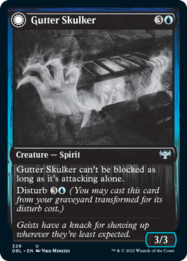Gutter Skulker // Gutter Shortcut [Innistrad: Double Feature] - Magic: The Gathering - Card Brawlers | Quebec | Canada |