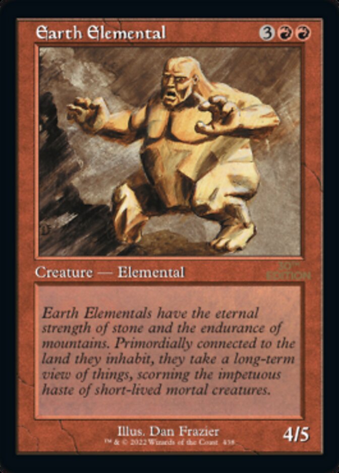 Earth Elemental (Retro) [30th Anniversary Edition] - Magic: The Gathering - Card Brawlers | Quebec | Canada |