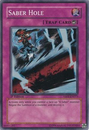 Saber Hole [ABPF-EN073] Super Rare - Yu-Gi-Oh! - Card Brawlers | Quebec | Canada |