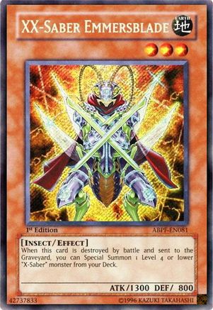 XX-Saber Emmersblade [ABPF-EN081] Secret Rare - Yu-Gi-Oh! - Card Brawlers | Quebec | Canada |