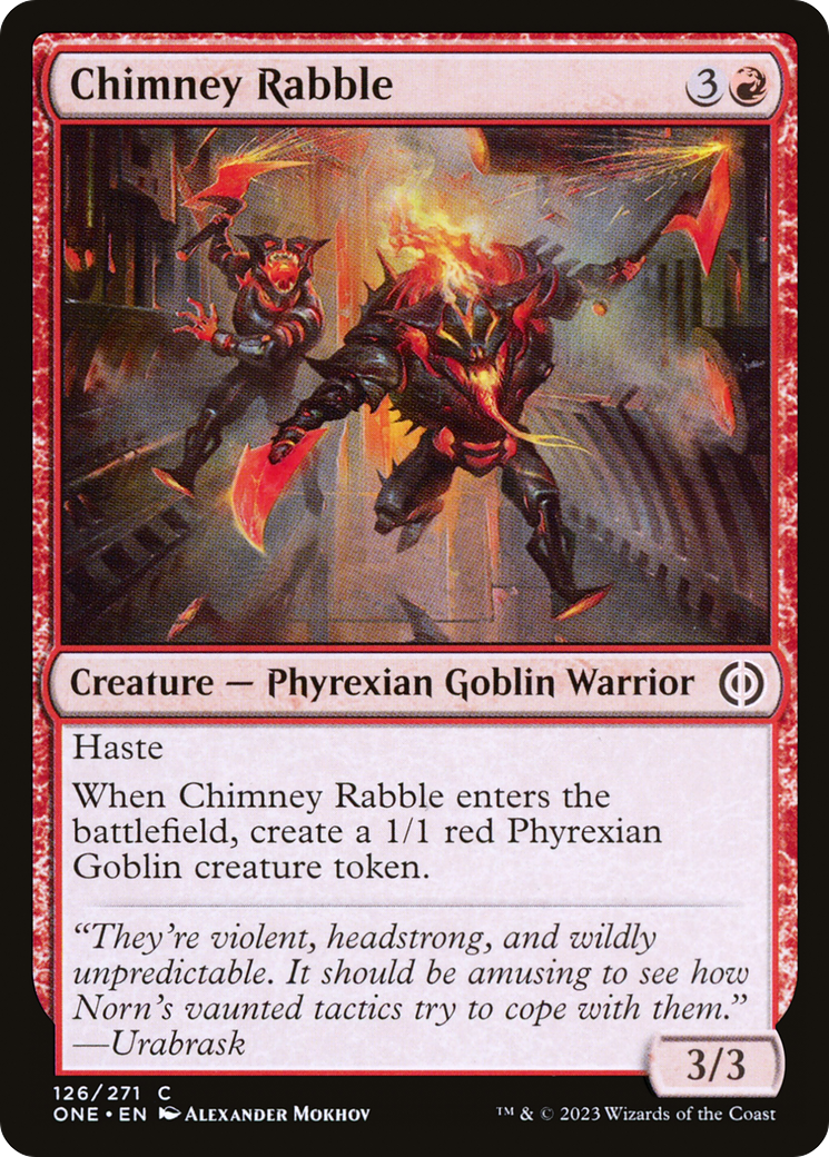 Chimney Rabble [Phyrexia: All Will Be One] - Magic: The Gathering - Card Brawlers | Quebec | Canada |