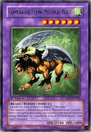 Chimera the Flying Mythical Beast [ABPF-EN092] Rare - Yu-Gi-Oh! - Card Brawlers | Quebec | Canada |