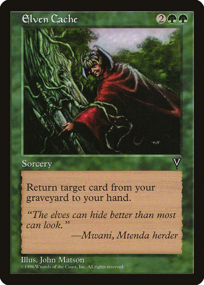 Elven Cache [Visions] - Magic: The Gathering - Card Brawlers | Quebec | Canada |