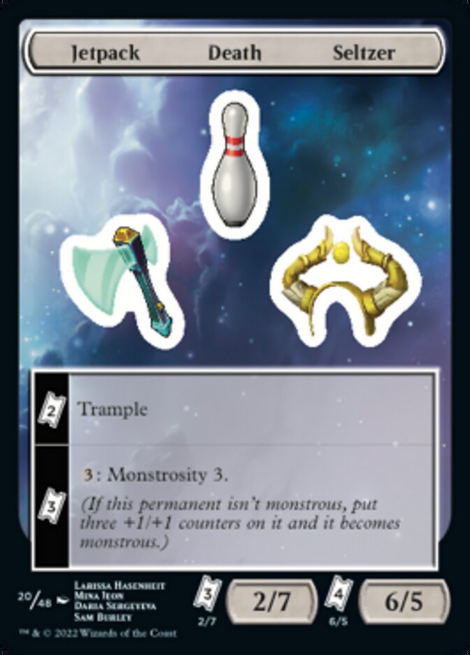 Jetpack Death Seltzer [Unfinity Stickers] - Magic: The Gathering - Card Brawlers | Quebec | Canada |