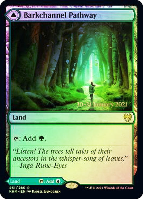 Barkchannel Pathway // Tidechannel Pathway [Kaldheim Prerelease Promos] - Magic: The Gathering - Card Brawlers | Quebec | Canada |