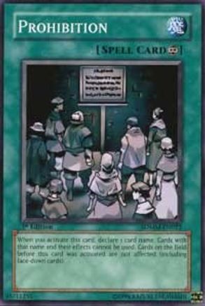 Prohibition [SDMM-EN022] Common