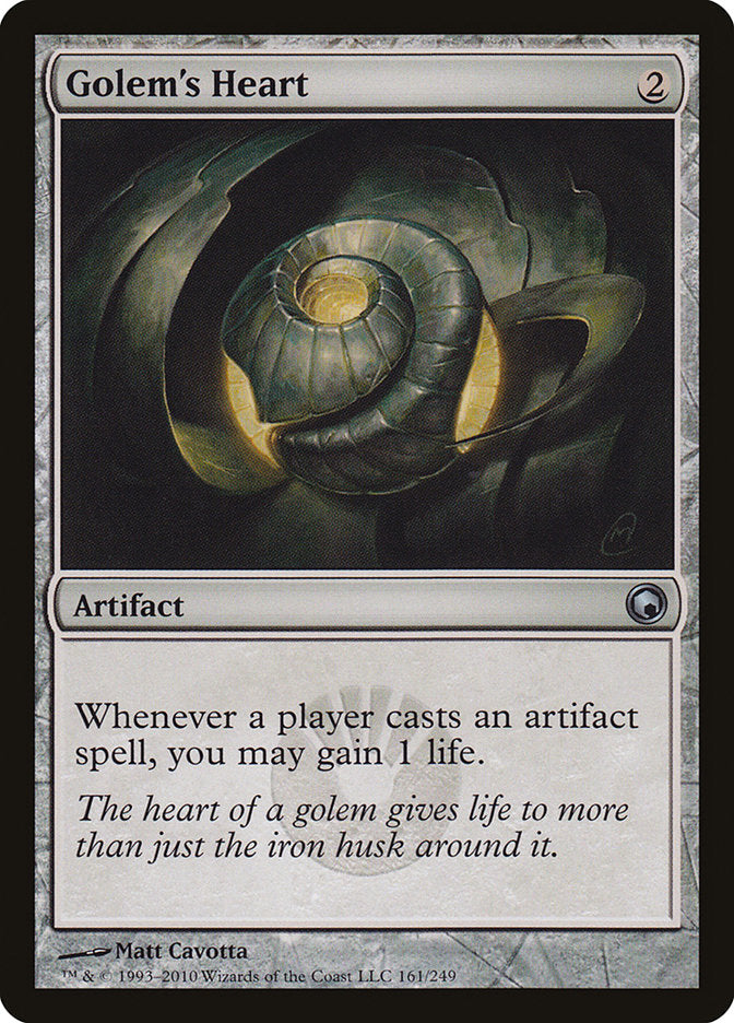 Golem's Heart [Scars of Mirrodin] - Magic: The Gathering - Card Brawlers | Quebec | Canada |