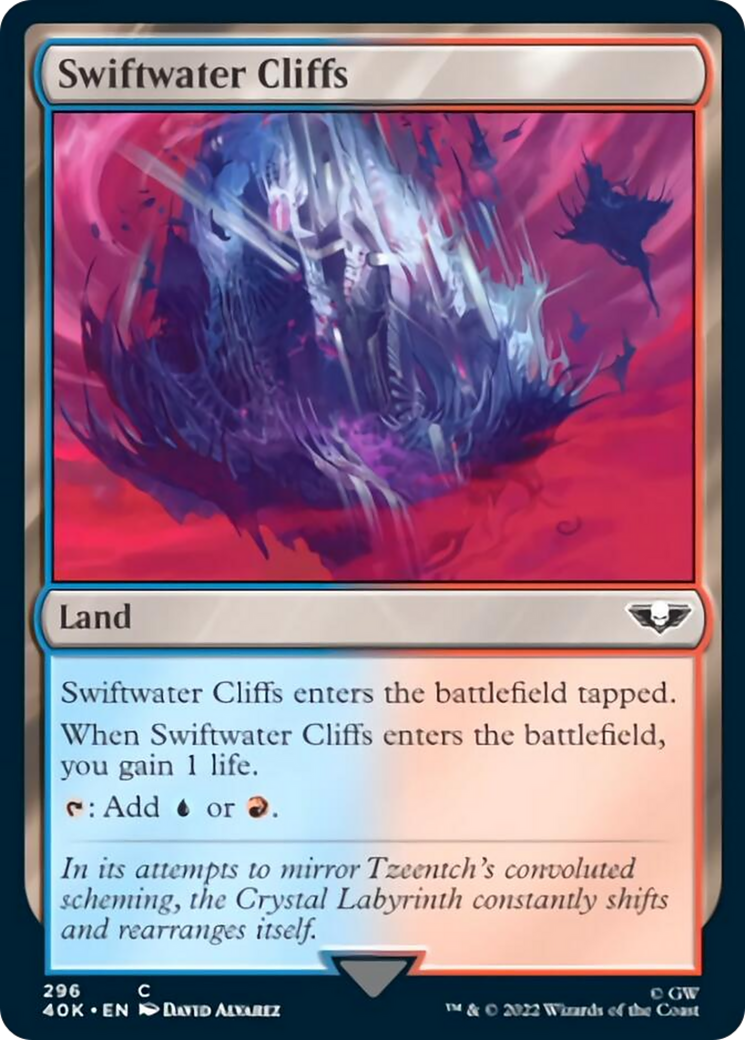Swiftwater Cliffs (Surge Foil) [Warhammer 40,000] - Magic: The Gathering - Card Brawlers | Quebec | Canada |