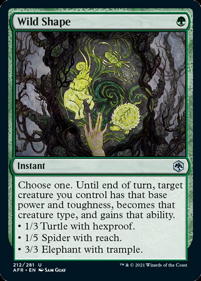 Wild Shape [Dungeons & Dragons: Adventures in the Forgotten Realms] - Magic: The Gathering - Card Brawlers | Quebec | Canada |