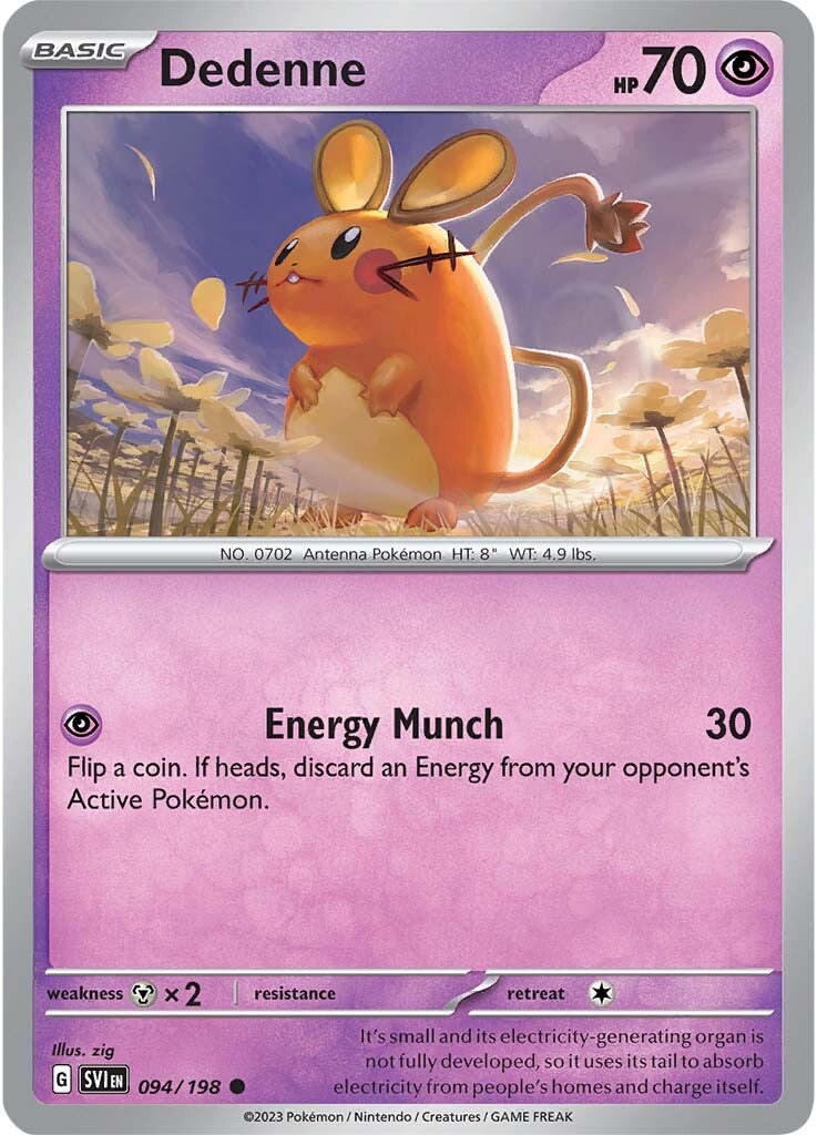 Dedenne (094/198) [Scarlet & Violet: Base Set] - Pokémon - Card Brawlers | Quebec | Canada |