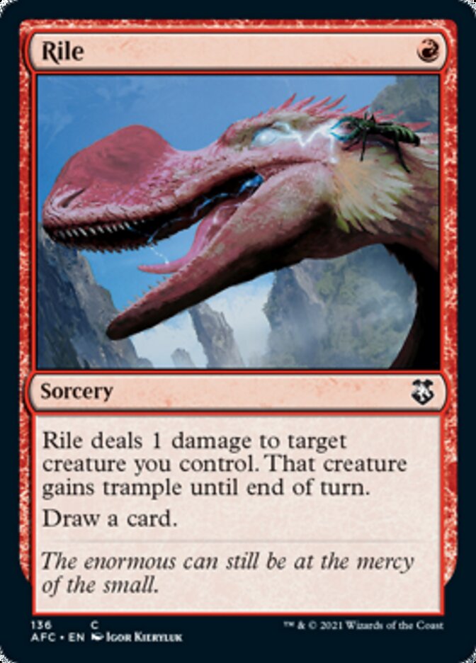 Rile [Dungeons & Dragons: Adventures in the Forgotten Realms Commander] - Magic: The Gathering - Card Brawlers | Quebec | Canada |