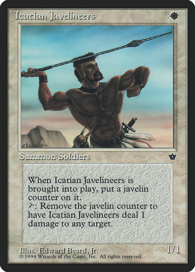 Icatian Javelineers (Edward P. Beard, Jr.) [Fallen Empires] - Magic: The Gathering - Card Brawlers | Quebec | Canada |