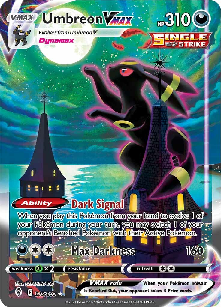Umbreon VMAX (215/203) [Sword & Shield: Evolving Skies] - Pokémon - Card Brawlers | Quebec | Canada |