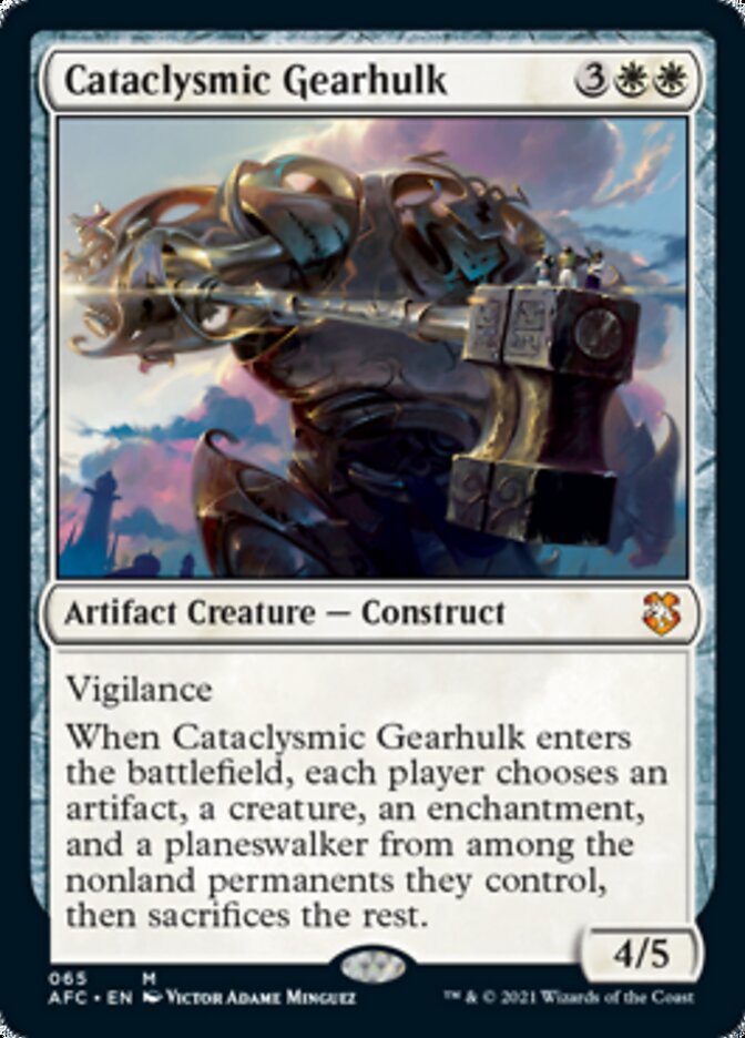Cataclysmic Gearhulk [Dungeons & Dragons: Adventures in the Forgotten Realms Commander] - Magic: The Gathering - Card Brawlers | Quebec | Canada |