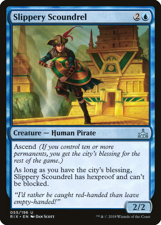 Slippery Scoundrel [Rivals of Ixalan] - Magic: The Gathering - Card Brawlers | Quebec | Canada |