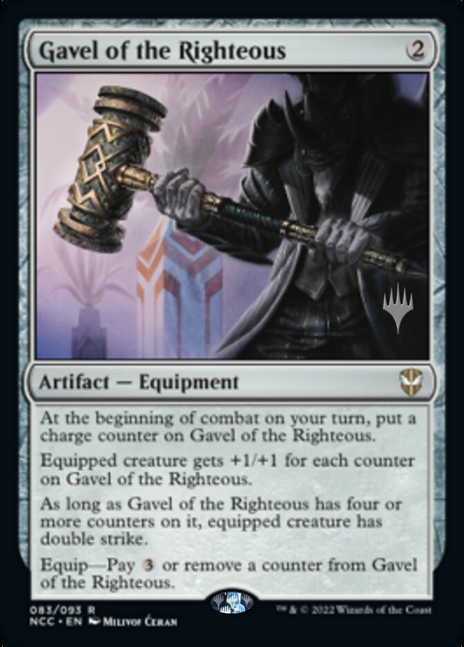Gavel of the Righteous (Promo Pack) [Streets of New Capenna Commander Promos] - Magic: The Gathering - Card Brawlers | Quebec | Canada |