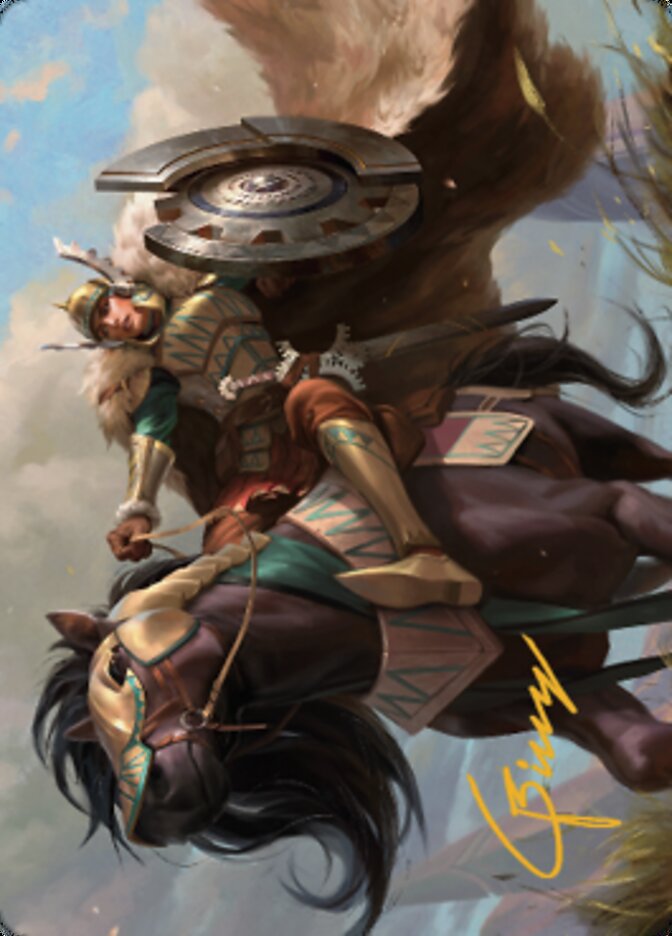 Knight of Dawn's Light Art Card (Gold-Stamped Signature) [Dominaria United Art Series] - Magic: The Gathering - Card Brawlers | Quebec | Canada |