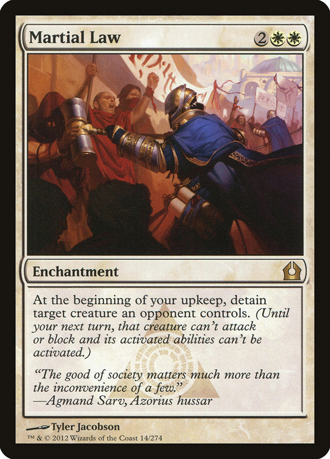 Martial Law [Return to Ravnica] - Magic: The Gathering - Card Brawlers | Quebec | Canada |