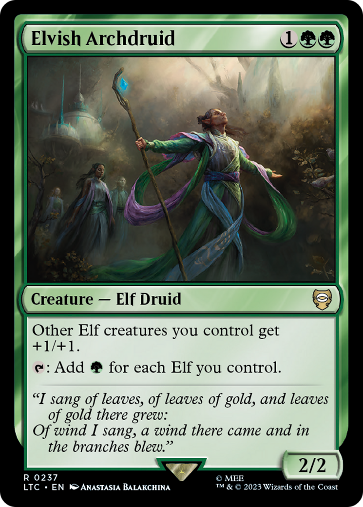 Elvish Archdruid [The Lord of the Rings: Tales of Middle-Earth Commander] - Magic: The Gathering - Card Brawlers | Quebec | Canada |