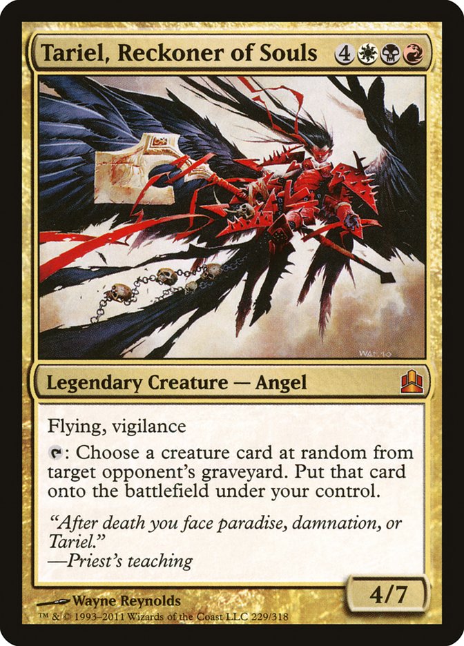 Tariel, Reckoner of Souls [Commander 2011] - Magic: The Gathering - Card Brawlers | Quebec | Canada |