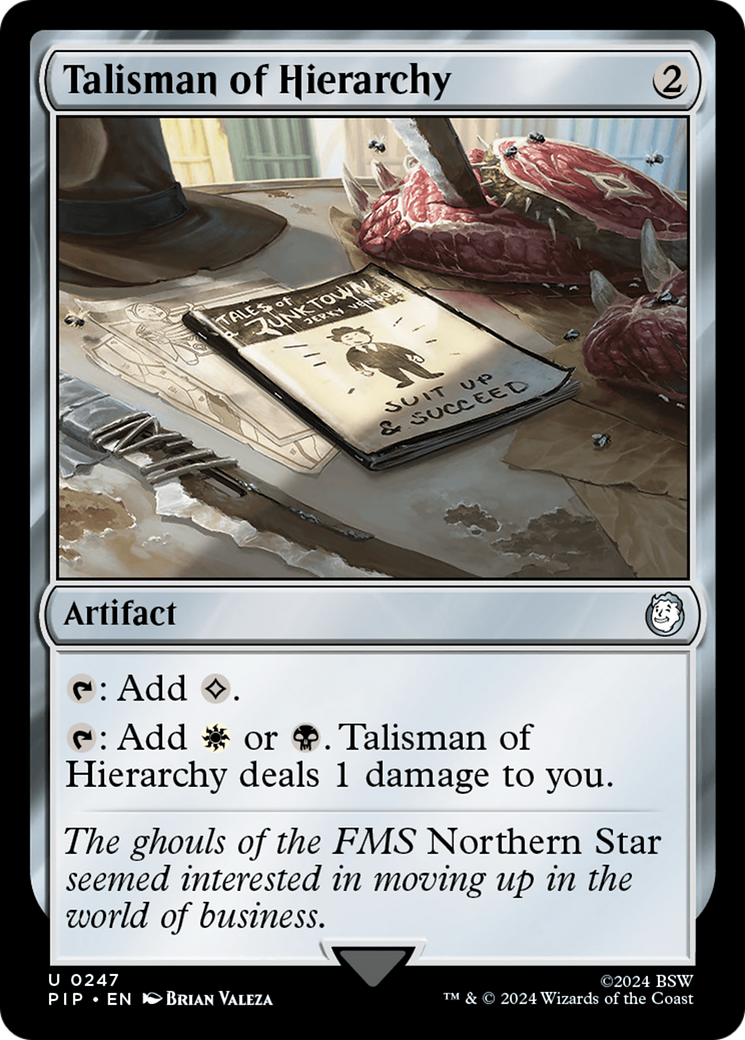 Talisman of Hierarchy [Fallout] - Magic: The Gathering - Card Brawlers | Quebec | Canada |