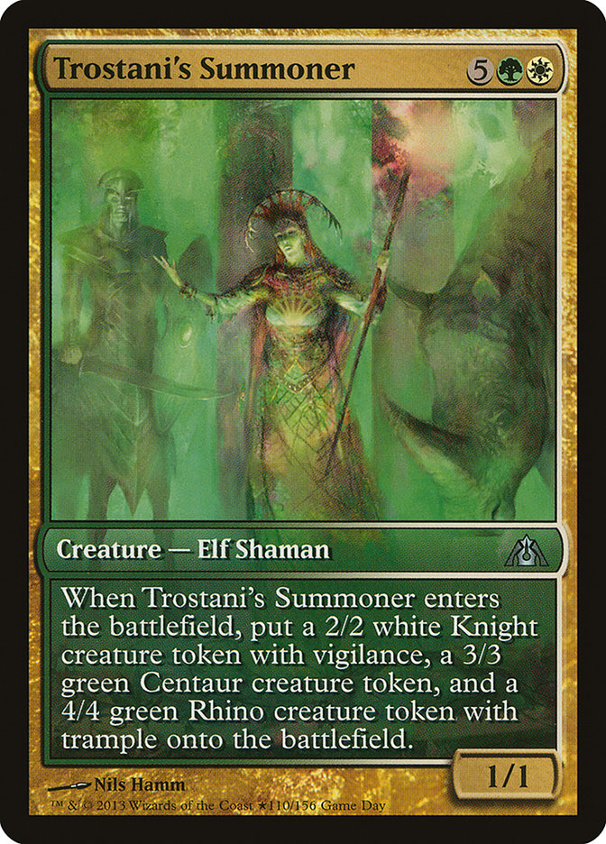 Trostani's Summoner (Game Day) [Dragon's Maze Promos] - Magic: The Gathering - Card Brawlers | Quebec | Canada |