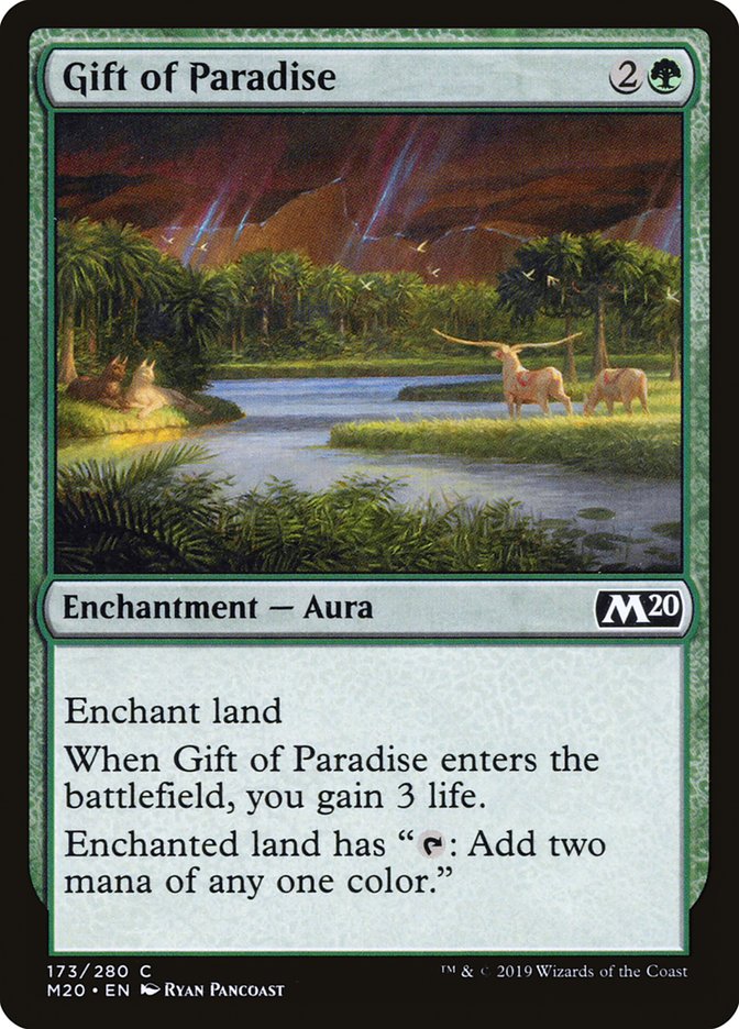 Gift of Paradise [Core Set 2020] - Magic: The Gathering - Card Brawlers | Quebec | Canada |