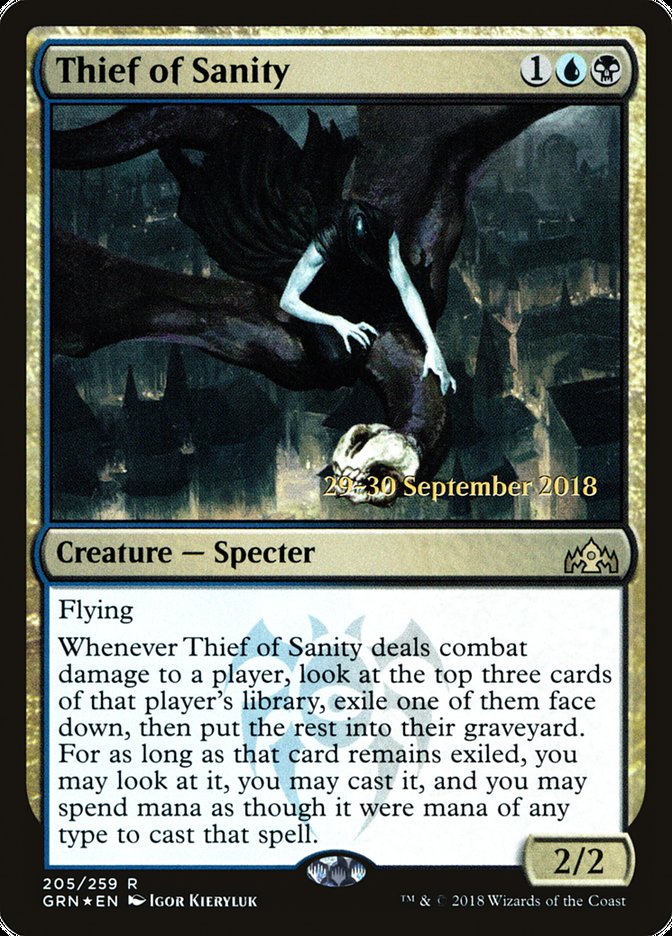 Thief of Sanity [Guilds of Ravnica Prerelease Promos] - Magic: The Gathering - Card Brawlers | Quebec | Canada |
