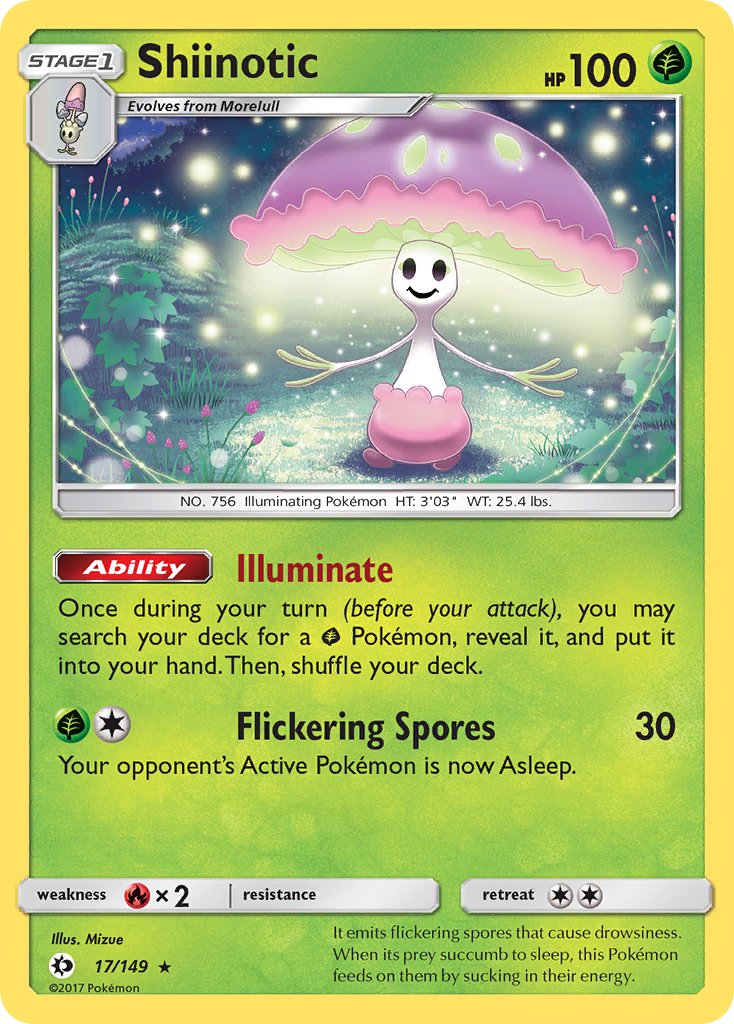 Shiinotic (17/149) (Theme Deck Exclusive) [Sun & Moon: Base Set] - Pokémon - Card Brawlers | Quebec | Canada |