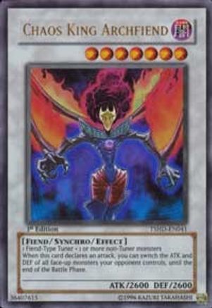 Chaos King Archfiend [TSHD-EN041] Ultra Rare - Yu-Gi-Oh! - Card Brawlers | Quebec | Canada |
