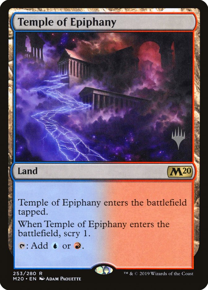 Temple of Epiphany (Promo Pack) [Core Set 2020 Promos] - Magic: The Gathering - Card Brawlers | Quebec | Canada |
