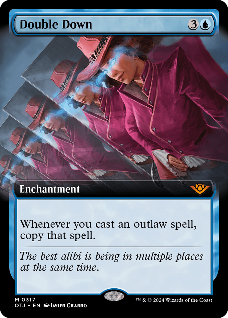 Double Down (Extended Art) [Outlaws of Thunder Junction] - Magic: The Gathering - Card Brawlers | Quebec | Canada |