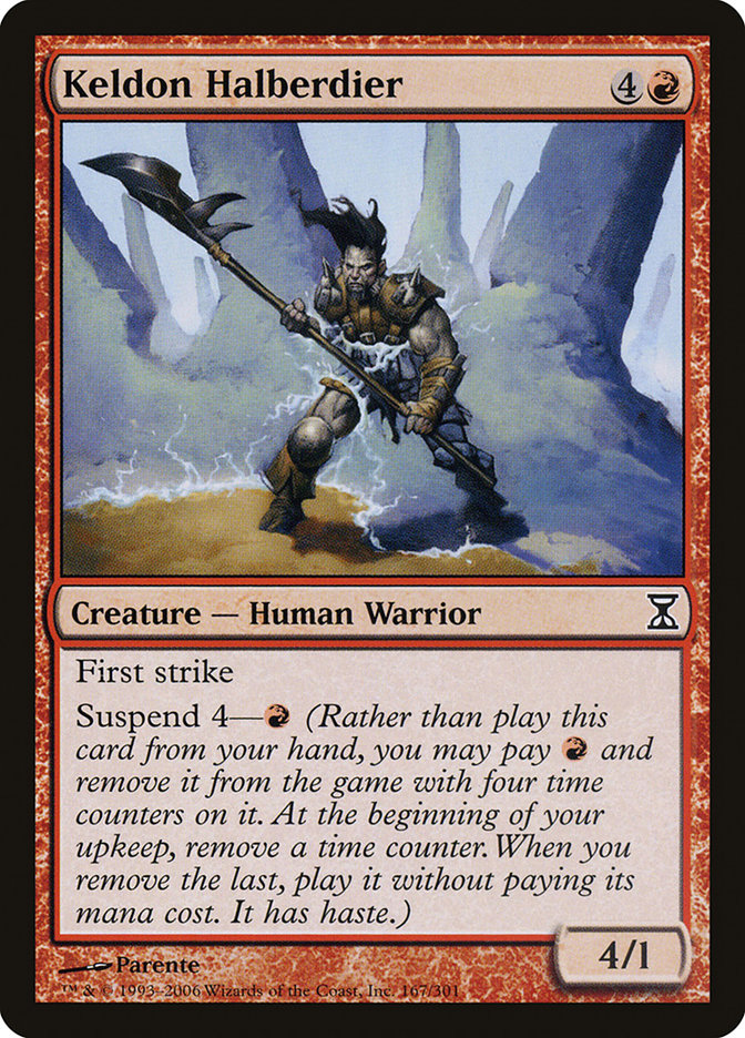 Keldon Halberdier [Time Spiral] - Magic: The Gathering - Card Brawlers | Quebec | Canada |