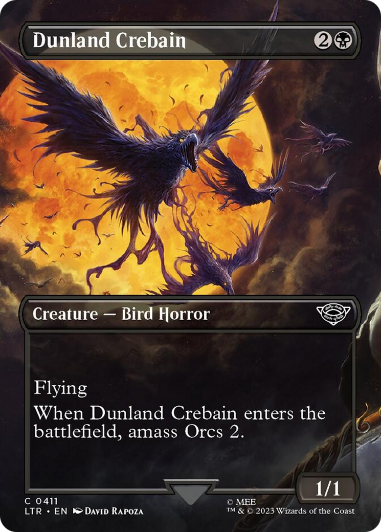 Dunland Crebain (Borderless Alternate Art) [The Lord of the Rings: Tales of Middle-Earth] - Magic: The Gathering - Card Brawlers | Quebec | Canada |