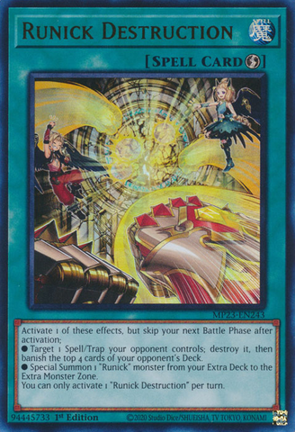 Runick Destruction [MP23-EN243] Ultra Rare - Yu-Gi-Oh! - Card Brawlers | Quebec | Canada |