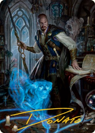 Mordenkainen Art Card (Gold-Stamped Signature) [Dungeons & Dragons: Adventures in the Forgotten Realms Art Series] - Magic: The Gathering - Card Brawlers | Quebec | Canada |