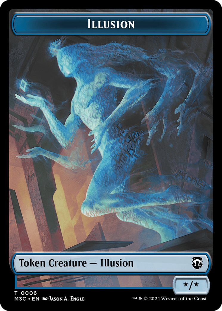 Illusion // Servo Double-Sided Token [Modern Horizons 3 Commander Tokens] - Magic: The Gathering - Card Brawlers | Quebec | Canada |