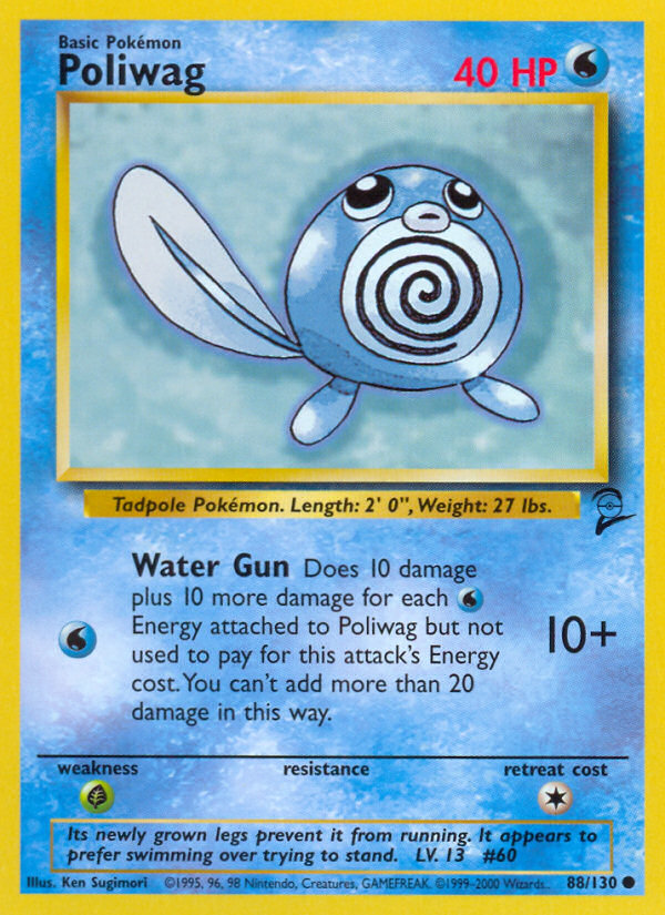 Poliwag (88/130) [Base Set 2] - Pokémon - Card Brawlers | Quebec | Canada |