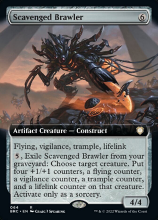 Scavenged Brawler (Extended Art) [The Brothers' War Commander] - Magic: The Gathering - Card Brawlers | Quebec | Canada |