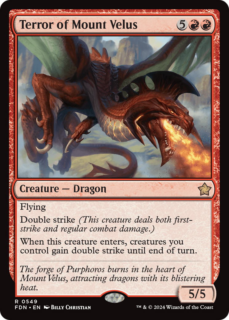Terror of Mount Velus [Foundations] - Magic: The Gathering - Card Brawlers | Quebec | Canada |