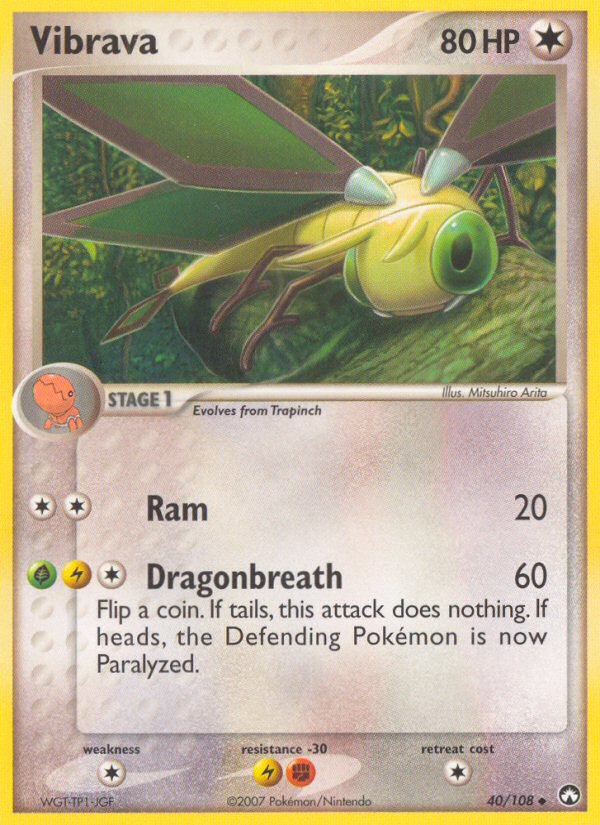 Vibrava (40/108) [EX: Power Keepers] - Pokémon - Card Brawlers | Quebec | Canada |