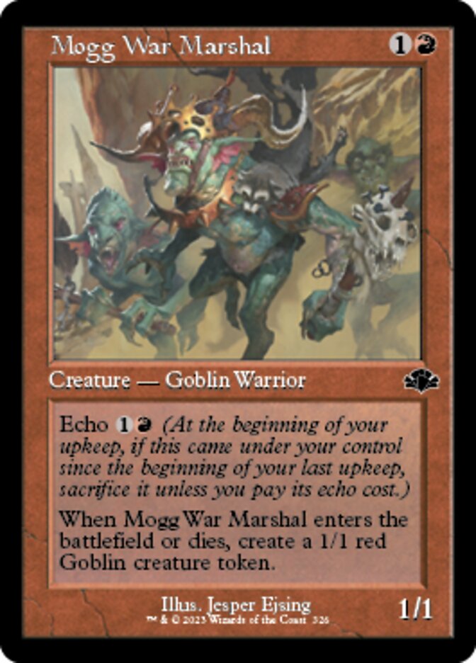 Mogg War Marshal (Retro) [Dominaria Remastered] - Magic: The Gathering - Card Brawlers | Quebec | Canada |