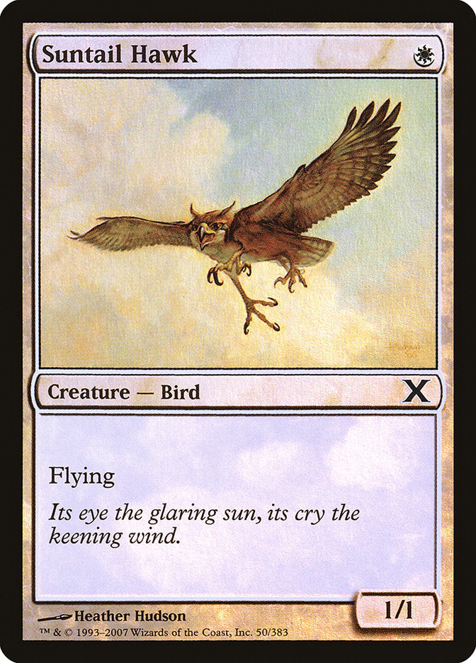 Suntail Hawk (Premium Foil) [Tenth Edition] - Magic: The Gathering - Card Brawlers | Quebec | Canada |