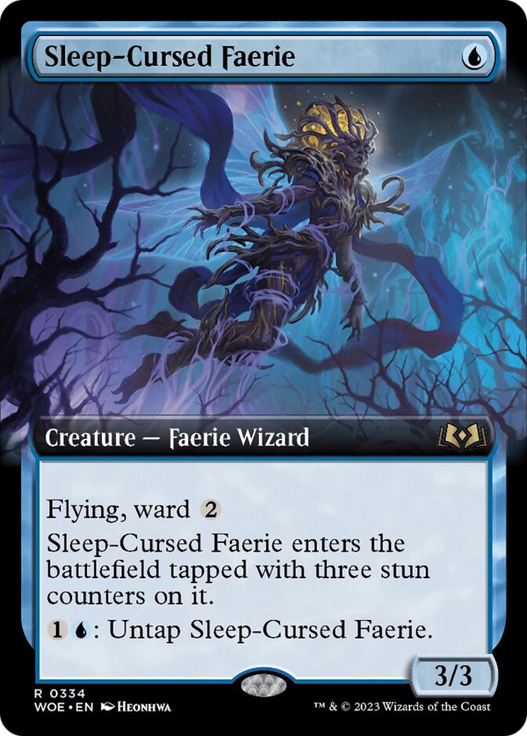 Sleep-Cursed Faerie (Extended Art) [Wilds of Eldraine] - Magic: The Gathering - Card Brawlers | Quebec | Canada |