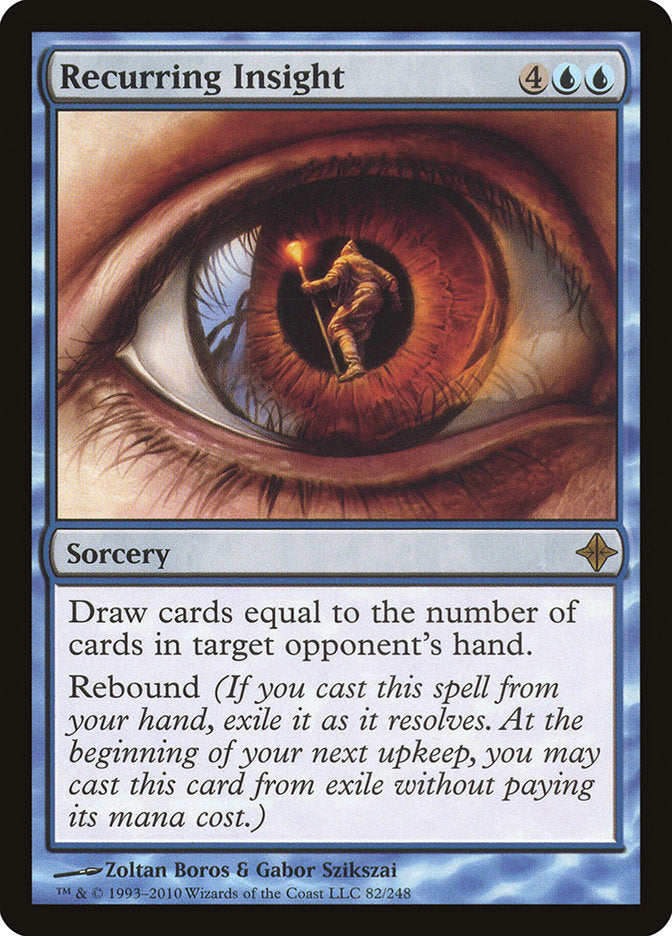 Recurring Insight [Rise of the Eldrazi] - Magic: The Gathering - Card Brawlers | Quebec | Canada |